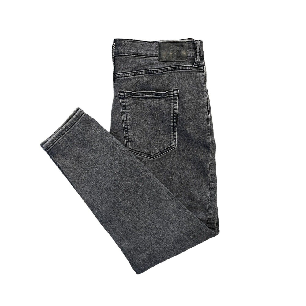 Everlane Women’s 33 Regular Skinny Jeans Charcoal High Rise Dark Denim Casual